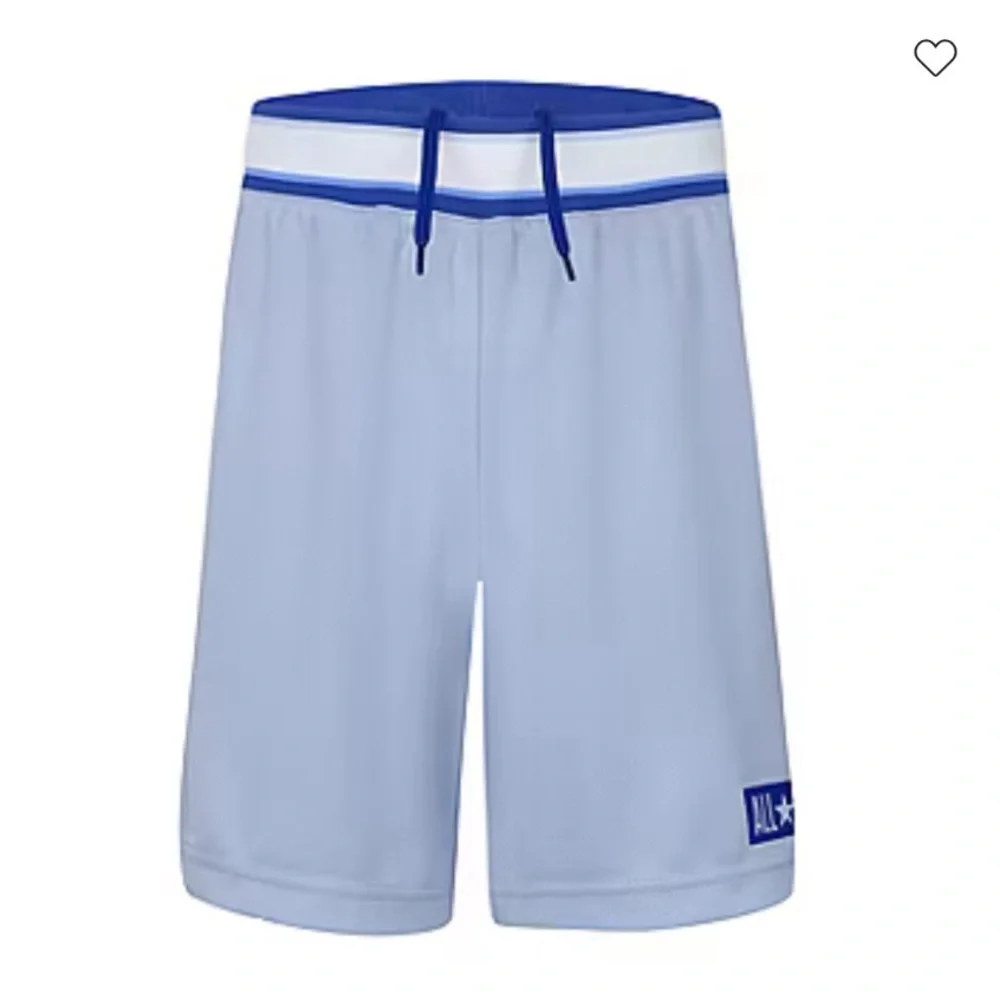Converse Big Boys Sport Core Mesh Drawstring Shorts, Lt Armory Blue New w/Tag